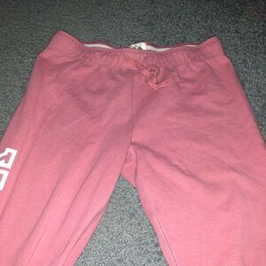 victoria secret pink soft begonia joggers size small